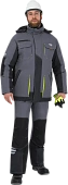 Куртка ЭДВАНС зимняя, серый-т.серый-лимонная отделка Куртка ЭДВАНС зимняя, серый-т.серый-лимонная отделка