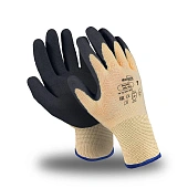 Перчатки ЛАСОФТ (MG-143), п/э, латекс частичный, оверлок, цвет бежевый Перчатки ЛАСОФТ (MG-143), п/э, латекс частичный, оверлок, цвет бежевый