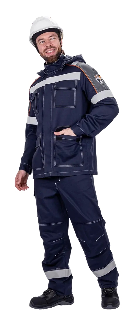Костюм МЕГАСТАТОЙЛ NEW, т/синий-серый-оранж