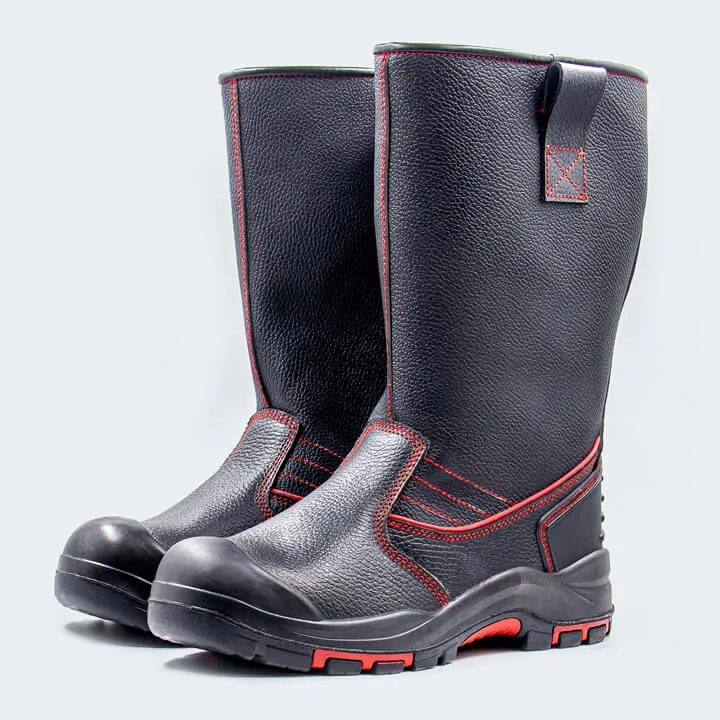 Сапоги ПУ/нитрил с металлическим подноском и металлической стелькой