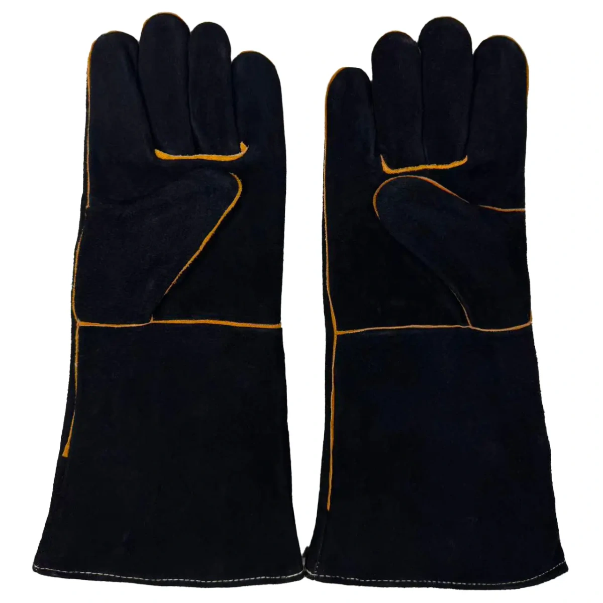 Перчатки (краги) спилковые термозащитные ProfLineLeader, черный