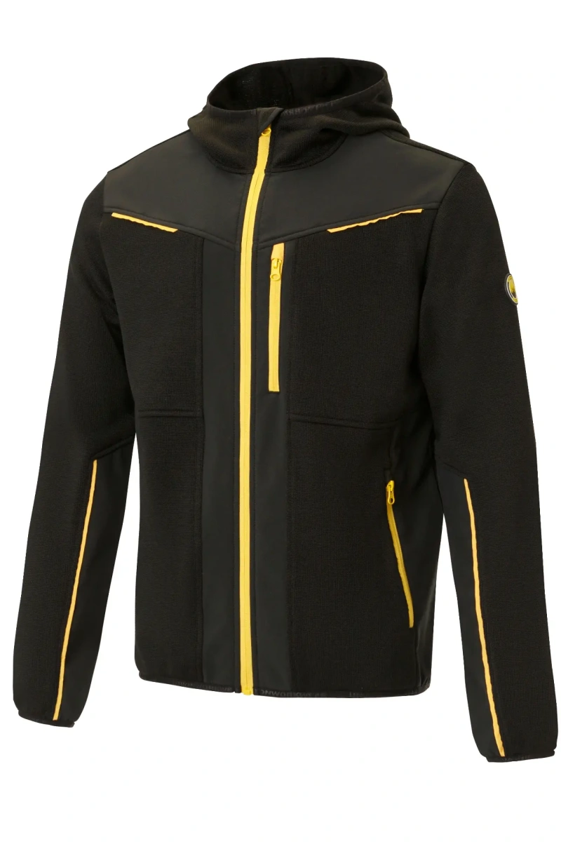 Куртка ЮНИОНВОРКВЕАР (UNIONWORKWEAR) Нитид флис черная