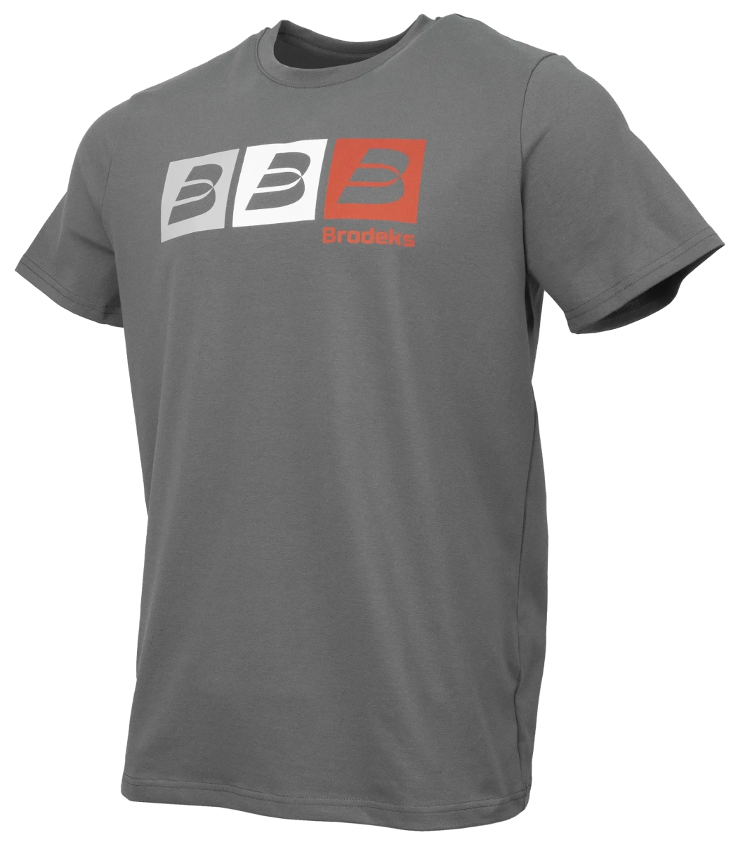 Футболка Brodeks KS705, серый