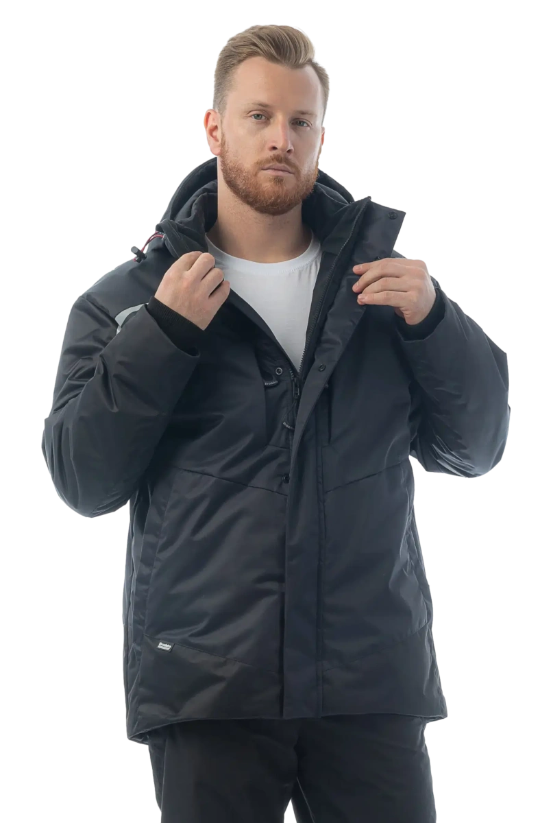 Зимняя куртка Brodeks KW231, синий/черный  Зимняя куртка Brodeks KW231, синий/черный