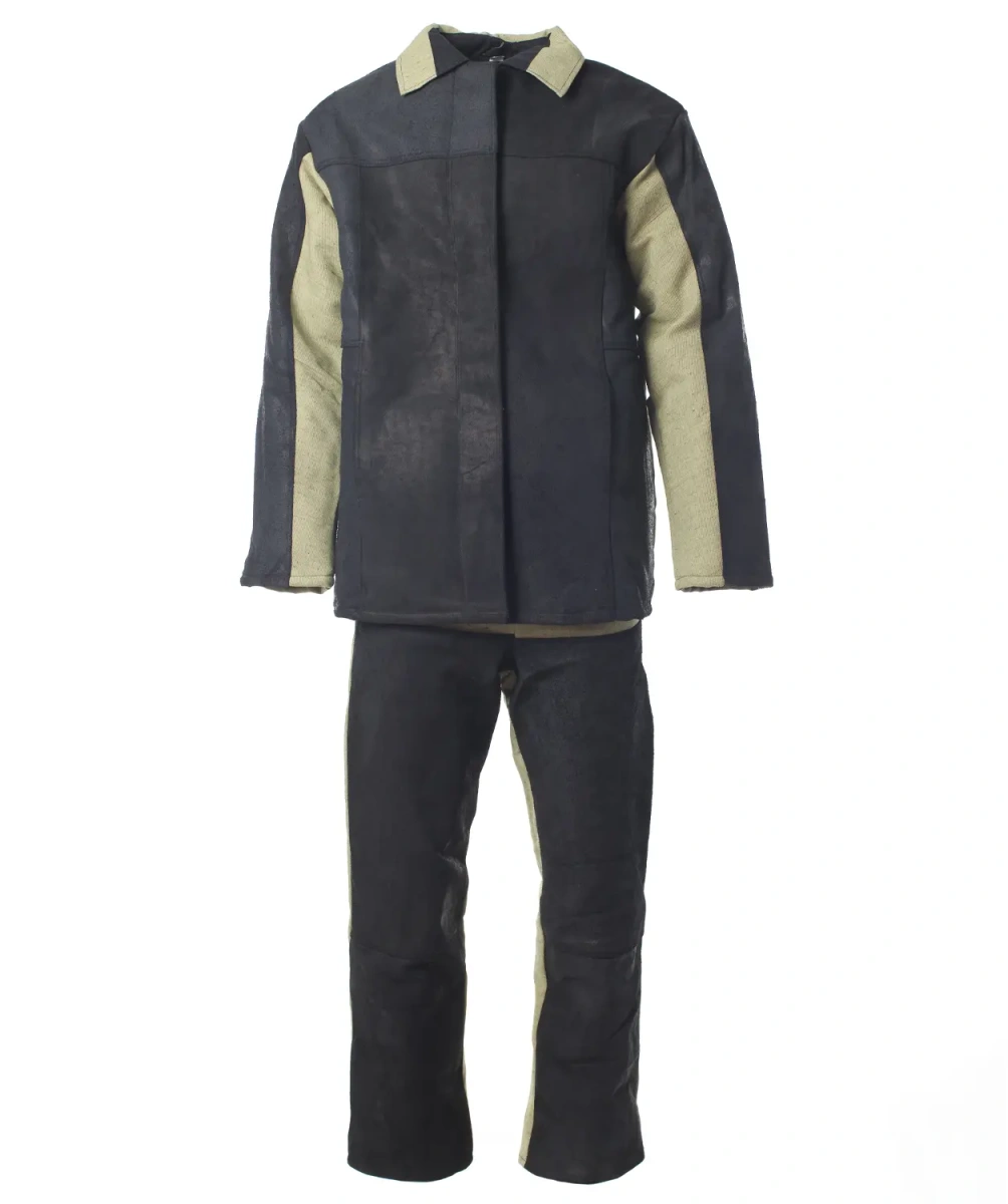 Костюм сварщика утепленный с накладками спилка, мод. КСВУ-3СП-2,6