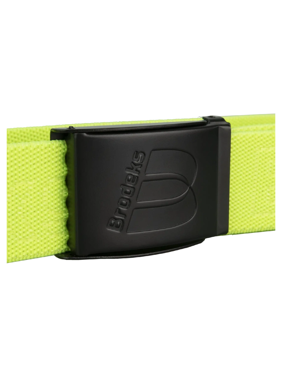 Ремень Brodeks KM127+ стрейч, желтый