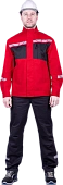 Куртка СТРОНГ летняя, красный-серый Импорт