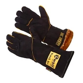 Краги спилковые Gward Track Black Zima