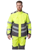 Мультизащитная куртка Brodeks MS28-61, желтый/серый 