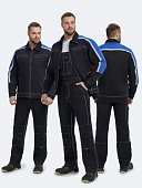 Костюм Джет IMP (тк.Саржа,320) п/к, т.синий/васильковый