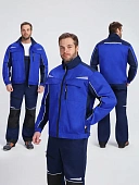 Куртка ProfLineSpecialist (тк.Смесовая,240), васильковый/т.синий