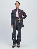 Костюм женский ProfLineSpecialist-1 (тк.Смесовая,240) брюки, серый/розовый