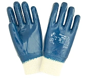 Перчатки нитриловые с тяжелым покрытием 2Hands 9902 с защитой от МП Перчатки нитриловые с тяжелым покрытием 2Hands 9902 с защитой от МП