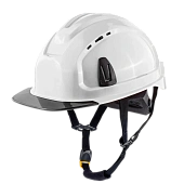 Каска СОМЗ-80 АБСОЛЮТ ПРЕСТИЖ RAPID (783717) белая, бесцветный козырек