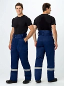 Брюки зимние Экспертный-Люкс (тк.Смесовая,210), т.синий