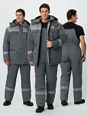 Костюм зимний Нейч-2 СОП (тк.Смесовая,210) п/к, серый/св.серый