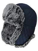 Шапка-ушанка Brodeks Extreme KM109 синий/серый 