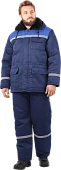 Костюм зимний, т/синий-василёк