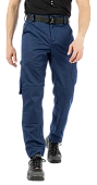 Летние брюки Brodeks KS 301, синий Летние брюки Brodeks KS 301, синий