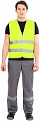 Жилет сигнальный Неон (тк.Полиэфир,120), лимонный Жилет сигнальный Неон (тк.Полиэфир,120), лимонный