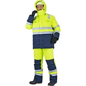 Костюм РЕФЛЕКТ-1 зимний, Со - 3-й класс защиты, Тнв - 3-й класс защиты, флуоресцентный желтый-синий Костюм РЕФЛЕКТ-1 зимний, Со - 3-й класс защиты, Тнв - 3-й класс защиты, флуоресцентный желтый-синий