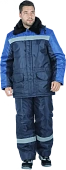 Костюм РЕГИОН зимний, т/синий-василёк