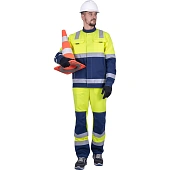 Костюм РЕФЛЕКТ-1, Со - 3-ий класс защиты, флуоресцентный желтый-синий Костюм РЕФЛЕКТ-1, Со - 3-ий класс защиты, флуоресцентный желтый-синий