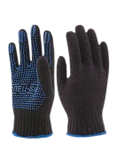 Перчатки трикотажные с ПВХ СПЕЦ-SB® черный, (Пер 011)