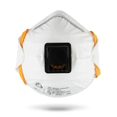 Полумаска противоаэрозольная с клапаном, чашеобразная