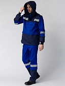 Костюм Антигнус-1 СОП (тк.Саржа,220) брюки, т.синий/васильковый