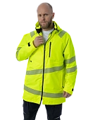 Летняя сигнальная куртка-парка Brodeks KS 223, желтый Летняя сигнальная куртка-парка Brodeks KS 223, желтый