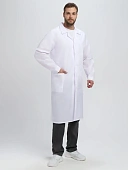 Халат мужской Классика (тк.ТиСи), белый