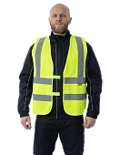 Сигнальный жилет Brodeks KM125, желтый Сигнальный жилет Brodeks KM125, желтый