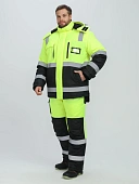 Костюм зимний сигнальный ProfLineSpecialist (тк.Оксфорд PU) брюки, желтый/черный Костюм зимний сигнальный ProfLineSpecialist (тк.Оксфорд PU) брюки, желтый/черный