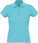 Рубашка поло женская Passion 170, бирюзовый