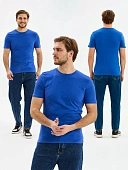 Футболка ProfLineBase (тк.Трикотаж,160), васильковый