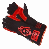 Краги спилковые 41 см Gward Track Black Long