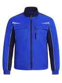 Куртка ProfLineSpecialist (тк.Смесовая,240), васильковый/т.синий