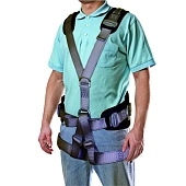 Привязь BG СПР-15, наплечные/набедренные лямки с компенсаторами, высокий плотный кушак