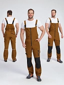 Полукомбинезон ProfLineSpecialist (тк.РипСтоп,240), коричневый/черный