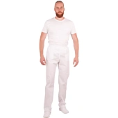 Брюки, белые, мужские