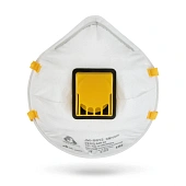 Полумаска противоаэрозольная с клапаном, чашеобразная