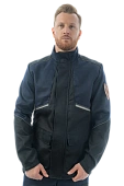 Куртка сварщика 1 класса Brodeks FS 28-01, т.синий/черный