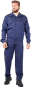 Костюм МУРАВЕЙ летний, т/синий, 100% х/б (Куртка+брюки)