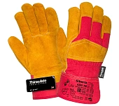 Перчатки спилковые комбинированные утепленные Siberia 0385 3M Thinsulate с защитой от МП Перчатки спилковые комбинированные утепленные Siberia 0385 3M Thinsulate с защитой от МП