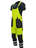 Зимний мультизащитный полукомбинезон Brodeks MW48-83В, желтый/черный