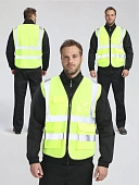 Жилет сигнальный ProfLineLeader СОП-4 (тк.Полиэфир,130), желтый