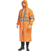 Плащ EXTRA-VISION WPL влагозащитный флуоресцентный оранжевый, Импорт