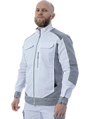 Куртка Brodeks KS202, белый/серый  Куртка Brodeks KS202, белый/серый