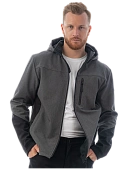 Куртка софтшелл Brodeks KS237, серый/черный 